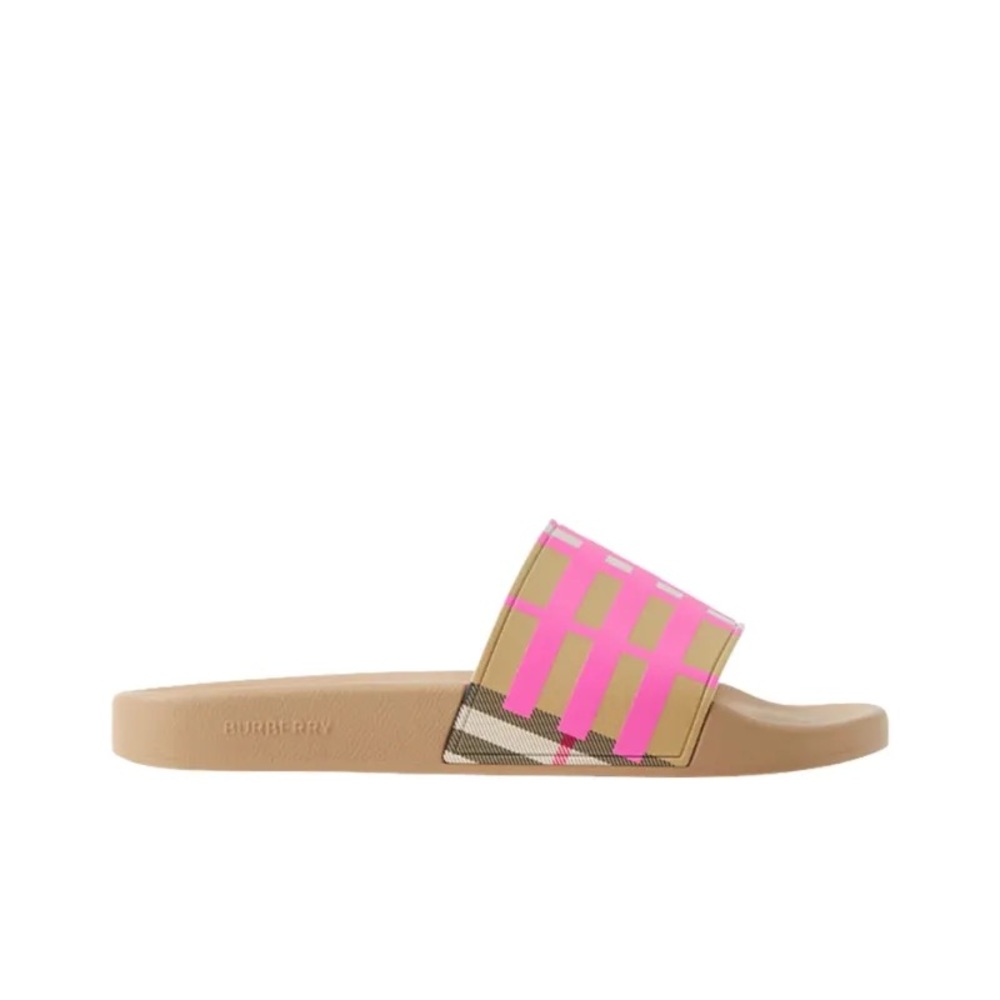 Burberry Slide 'Bubblegum Pink Check' 80723731 size 39